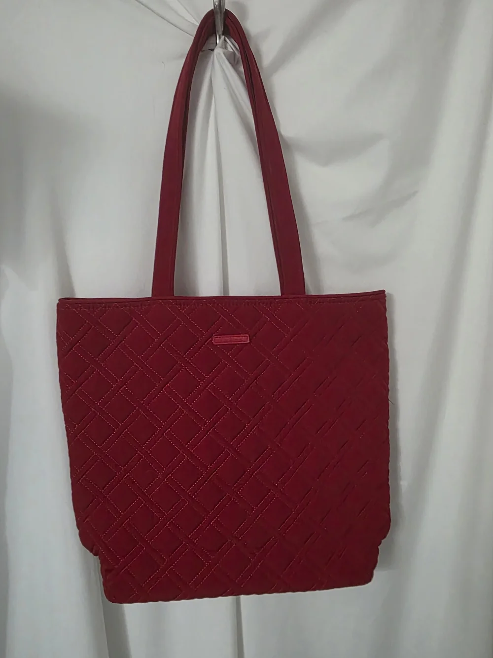 Vera Bradley Quilted Deep Red Tote